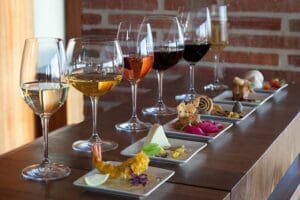 Experiencia de maridaje de vinos.