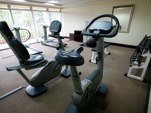 The wellness centre consists of a gym and a massage centre.
