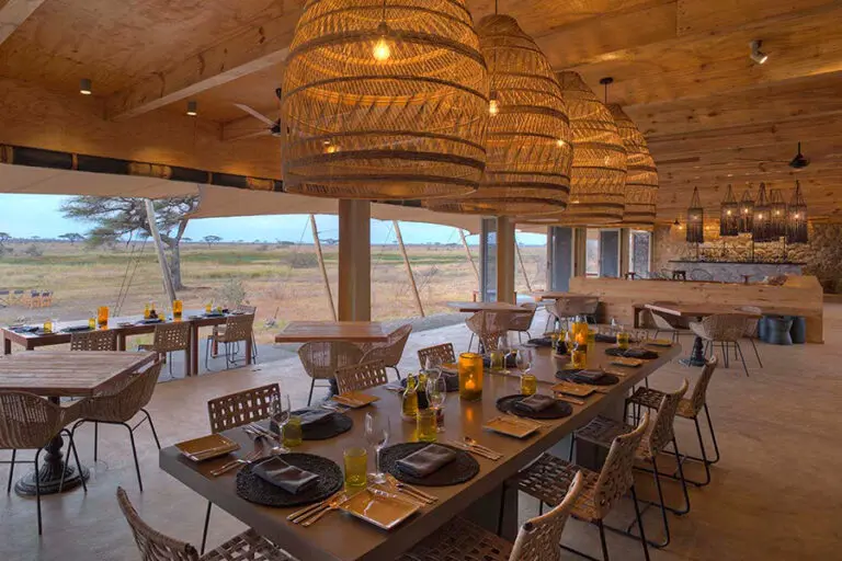 Main dining area.