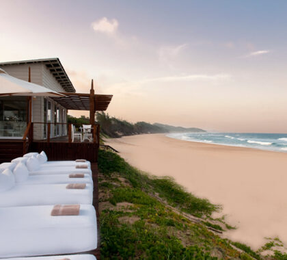 White Pearl Resorts Ponta Mamoli is situated on a pristine stretch of private beach on Mozambique's south-east coastline.

