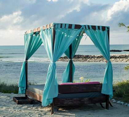 Indulge your senses with  an open air beach massage on the sala. 