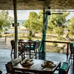 El restaurante del Coral Lodge. 