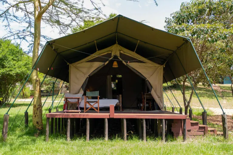 Porini Mara Camp guest tent exterior.