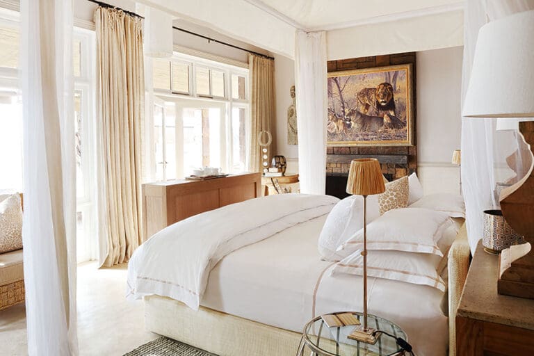 Beautifully designed bedroom.