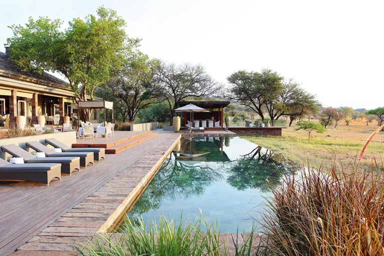 Cool off at the infinity pool.