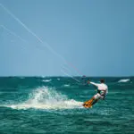 Kite surfing at Diani.