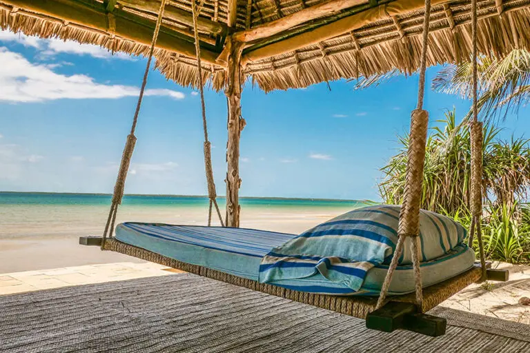 Enjoy a siesta on the beach.