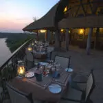 Open-air dining experience.
