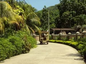 Le tuk tuk est un moyen efficace et amusant de se déplacer sur l'île.  