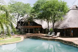 Swimming pool area.