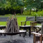 Ready for an evening bonfire. 