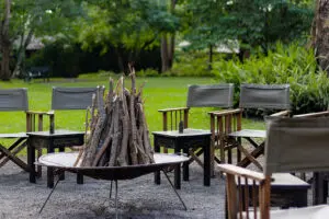 Ready for an evening bonfire. 