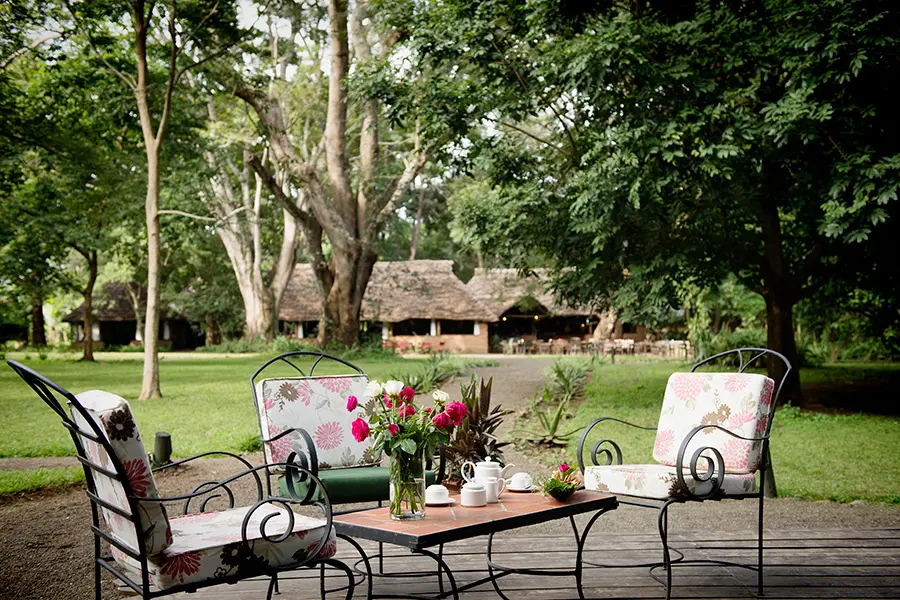 Rivertrees Country Inn es una granja restaurada, una parada perfecta para reponer fuerzas tras el vuelo.