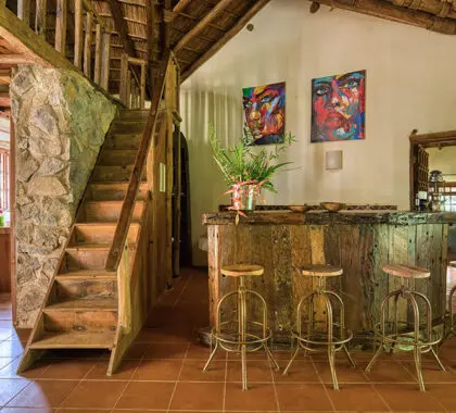 The River House interior. 