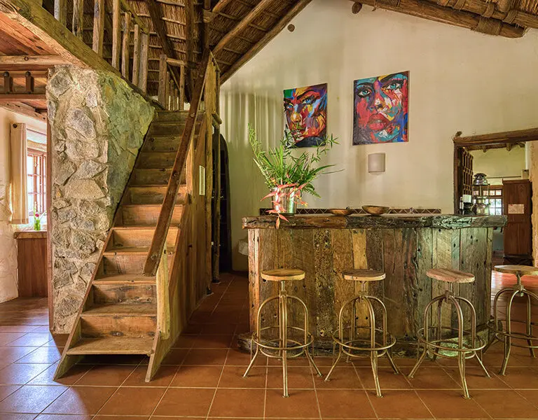 The River House interior. 