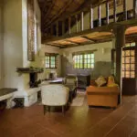 The River House living room.