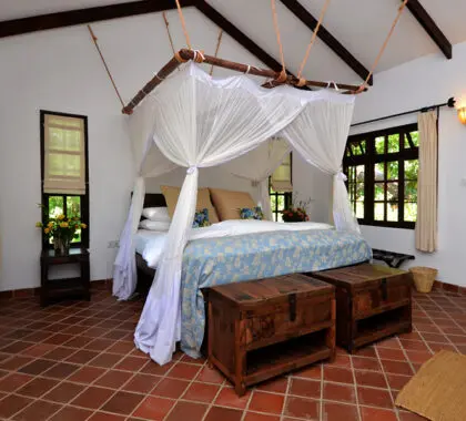 Deze charmante en ruime kamers zijn goed ingericht.