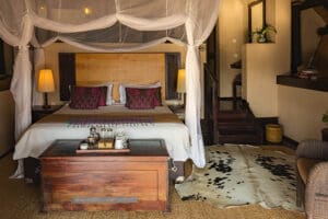 Luxury suites with en suite bathroom.