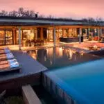 Lujoso lodge de safari privado.