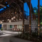 The lobby and reception atrium.