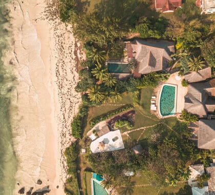 Uno de los tramos más bellos y populares de la bochornosa costa keniana.