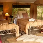 Family room at Nairobi Tented Camp.