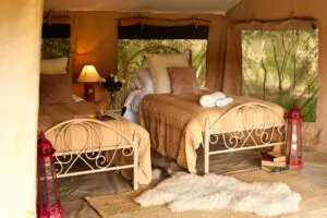 Family room at Nairobi Tented Camp.