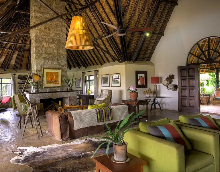 Main lodge living room.