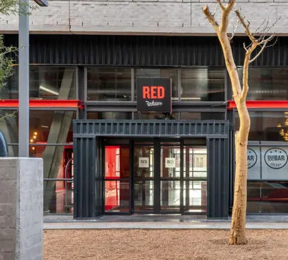 Radisson Red Waterfront entrance.