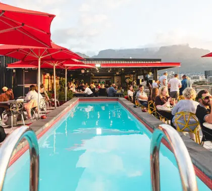 Weekends on the vibrant rooftop.