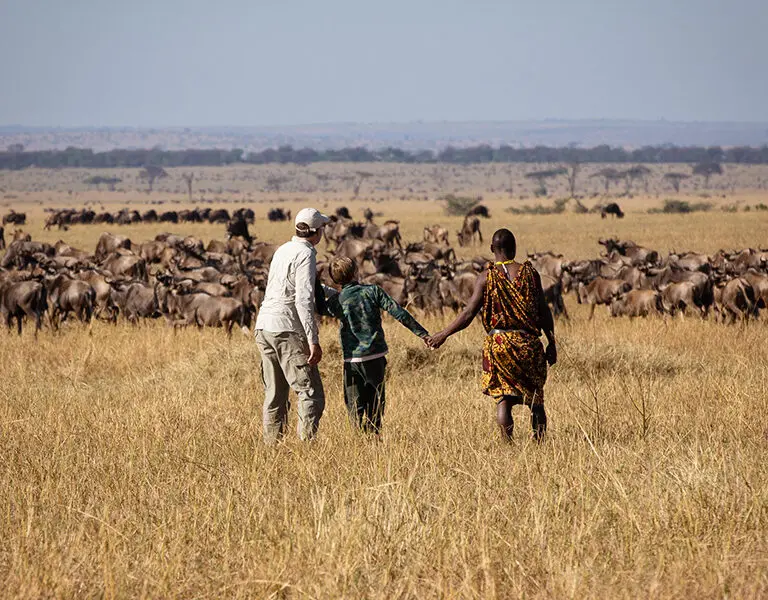 Ditch the vehicle for an afternoon and get a lay of the land on foot. | Serian's Serengeti Lamai