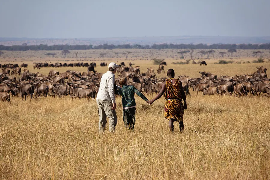 Deje el vehículo por una tarde y conozca el terreno a pie. | Serian's Serengeti Lamai