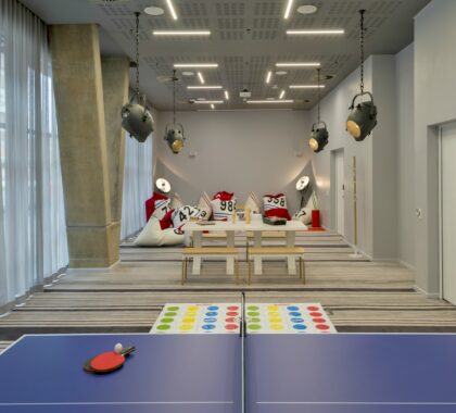 Games room that can keep you entertained for hours.
