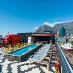 Soak up the sun on the roof that boast 360 views of Vape Town.