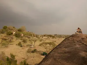 Wayo is one of the few operators that have permission to walk in the Serengeti.