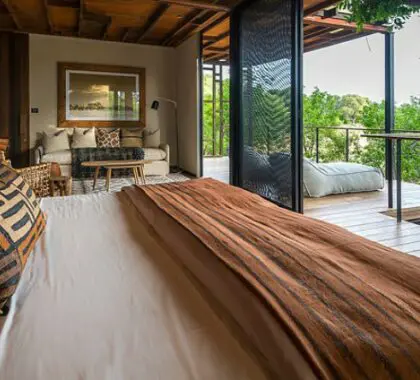 Suites are spacious and boast fantastic views of the Delta.