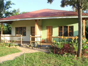 Cottages have a private outdoor terrace for guests to have their morning coffee and watch the sun rise. 
