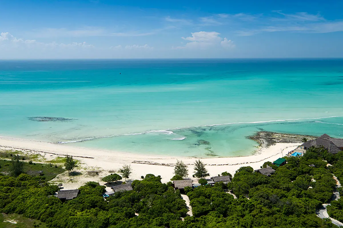 Vista aérea del Anantara Medjumbe Island Resort & Spa | Go2Africa