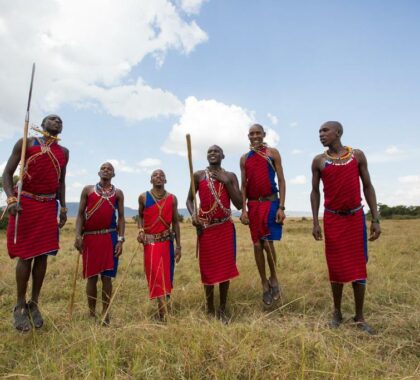 Meet the Masai tribe. 