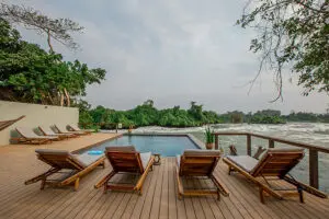 La piscina principale.
