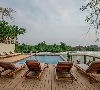 The main swimming pool at Wildwaters.