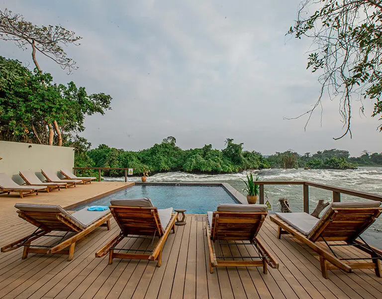The main swimming pool at Wildwaters.