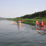Kayak on the River Nile.