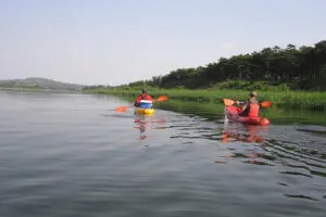 Kayak on the River Nile.