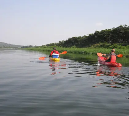 Kayak on the River Nile.