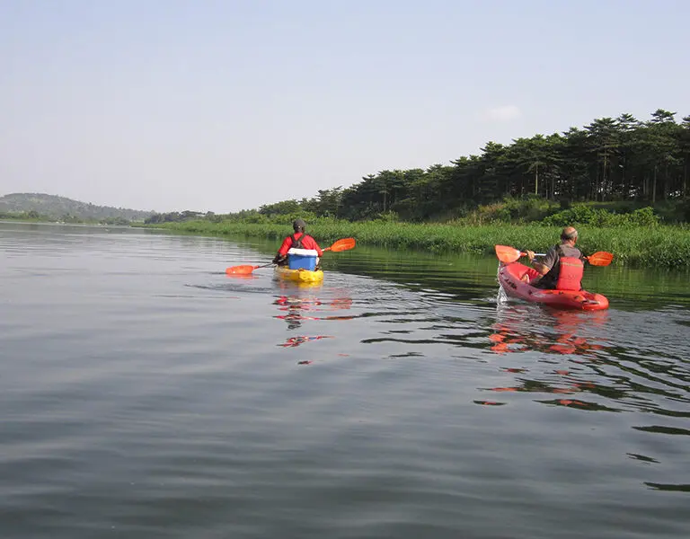 Kayak on the River Nile.