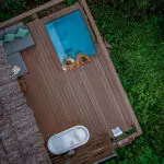 The Private Pool Suites have an outdoor bathtub as well as a private plunge pool.