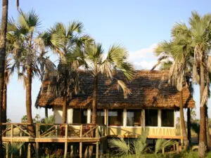 All rooms open up to a private deck which provides guests with a stunning view.