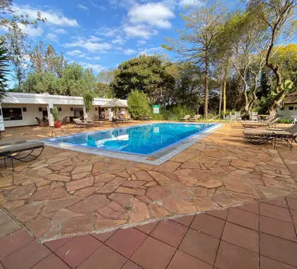 Piscina de Ngorongoro Farm House.