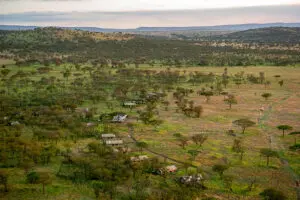 Aerial view of Serengeti Kati Kati.